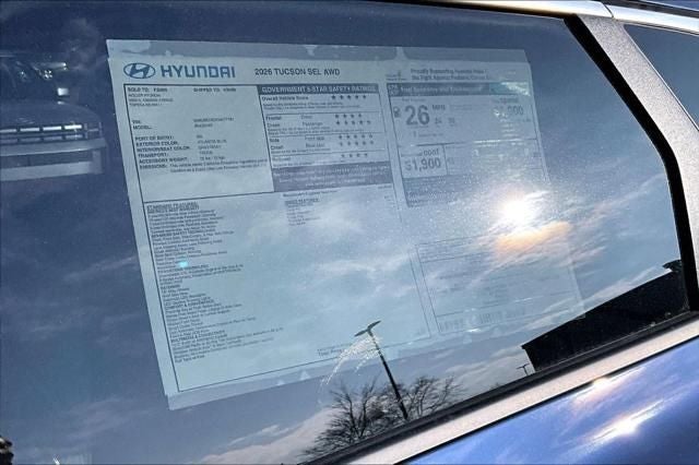 2026 Hyundai TUCSON SEL AWD
