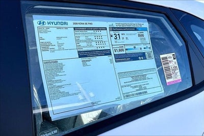 2026 Hyundai KONA SE FWD