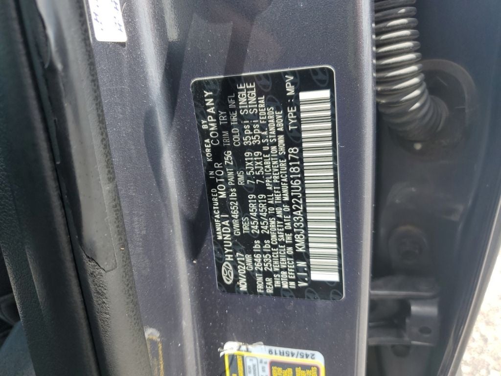 2018 Hyundai TUCSON Limited