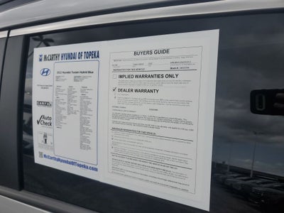 2022 Hyundai TUCSON HYBRID Blue