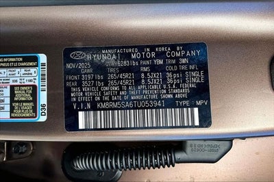 2026 Hyundai PALISADE HYBRID Calligraphy