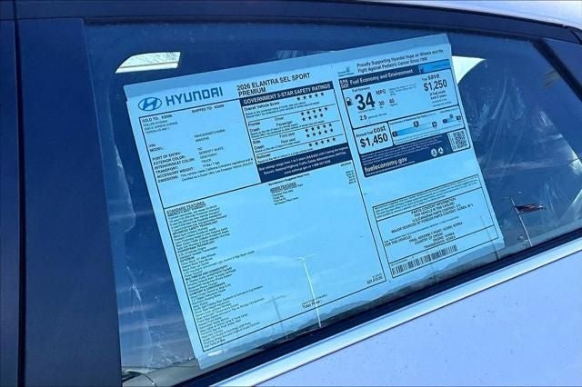2026 Hyundai ELANTRA SEL Sport